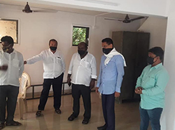 Inspected the renovation work of Kasturba police station in Ward no.14, Borivali East today.