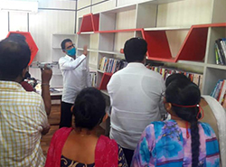 Inspected the ongoing work of Swami Vivekananda Library and Study Centre at New MHB Colony, Ward no.16, Borivali (W) along with BJP Padadhikaris & Karyakartas!