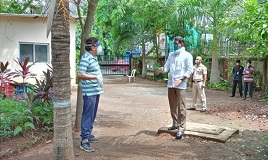 Shri Sunil Rane visited Vanvihar Garden in Borivali and did a survey of the area for developmental purposes.