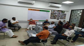 Residents of Haridas Nagar, Borivali West visited the BJP Borivali office to discuss regarding the redevelopment problems of the area faced by them. Mr.Jayesh Walia, and Corporator Mr.Pravin Shah were also present.