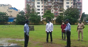 Shri Sunil Rane inspected the ongoing developmental work of Dodia Ground in Borivali, along with my colleagues.