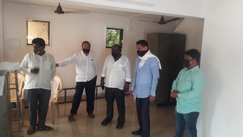 Inspected the renovation work of Kasturba police station in Ward no.14, Borivali East today.