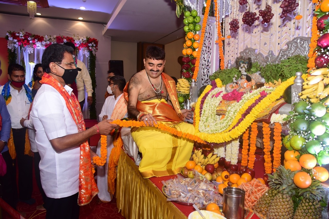 Attended the Bhagwat Saptah to seek blessings at Raghuleela Mall, Borivali West