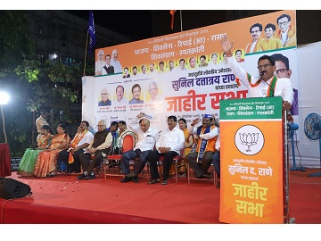Shri. Sunil Rane attended Jahir Sabha at Hanuman Mandir,Borivali West