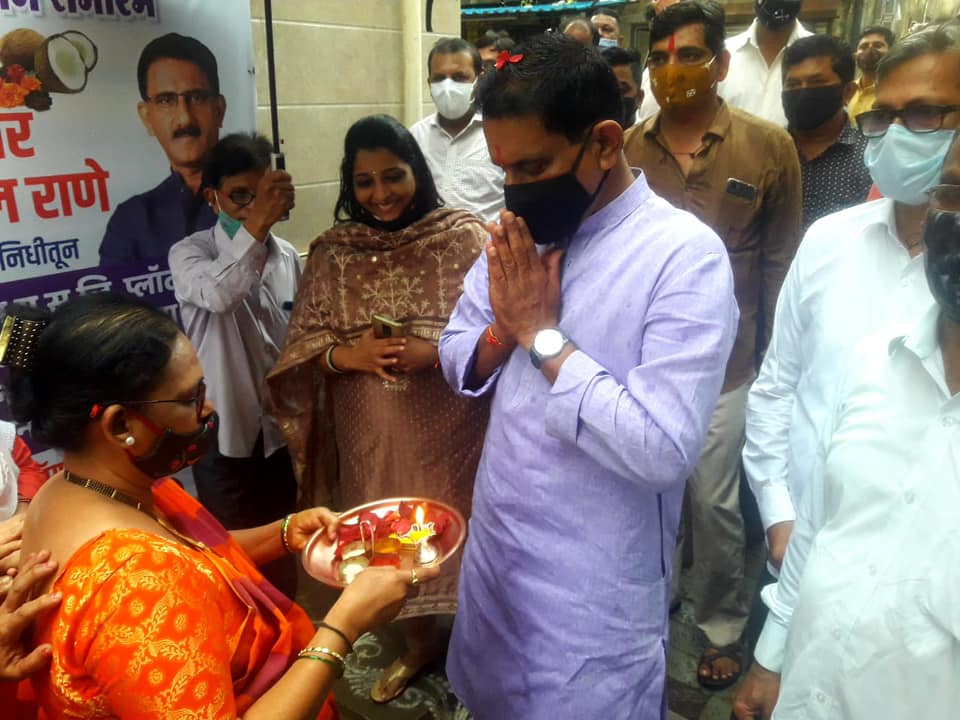 Performed Bhumi Pujan of the flooring work to be carried out using MLA development fund in the premises of Arunoday S.H.S.L, Plot No. 350, Sector -3 RSC 36, Charkop, Kandiwali (W). BJP Padadhikaris and Karyakartas were also present!