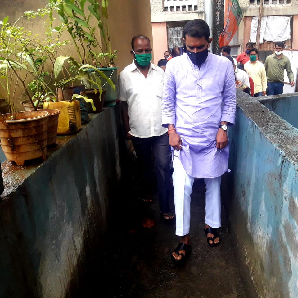 Attended the inauguration ceremony of the newly renovated Samaj Kalyan Kendra Kindergarten made using  MLA development fund in  Ganeshvadi, Dattapada Cross Road No.2, Borivali(E). Corporator 14 Mrs. Asavari Patil , BJP Padadhikaris and Karyakartas were al
