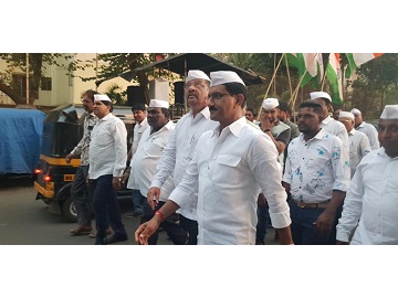 Shri. Sunil Rane attended the 150 Km Padh Yatra organized by Shri. Gopal Shetty ji , MP Mumbai North for the 150th Birth Anniversary of Mahatma Gandhiji