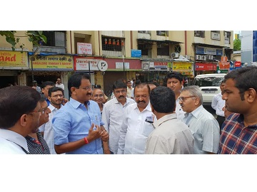 Shri. Sunil Rane visited Borivali Dattapada Pedestrial Subway And Borivali Station Subway.