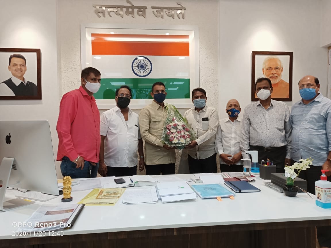 Residents of Yogi Nagar and Jai Raj Nagar in Borivali Constituency visited the BJP Borivali office to thank us on the opening of the link road that has been stuck for so many years for the citizens.