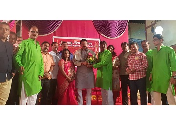 Shri. Sunil Rane attended Satyanarayan Pooja At Charkop Sector 9.