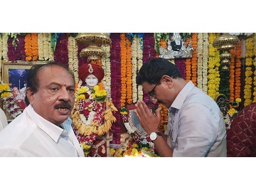 Shri. Sunil Rane attended Jalaram Jayanti celebrations at various places in Borivali Vidhan Sabha.