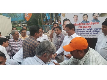 Shri. Sunil Rane began a Citizen Suggestion Drive with regards to whether the existing Pedestrian Subway