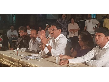Shri. Sunil Rane took a review of issue pertaining to delayed redevelopment and deemed conveyance.