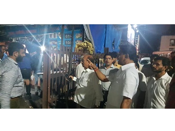 Shri. Sunil Rane visited Ward 13 today to discuss the upliftment of the area and interacted with the citizens