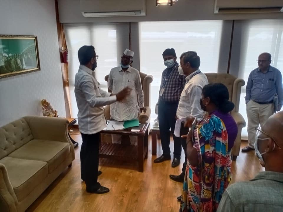 Had a meeting with Maharashtra Assembly Deputy Speaker honble Shri.Narhari Zirval at his office regarding electricity, roads, school education, health and various problems of Tribal area, Gorai and Manori, Borivali. Upper Commissioner Thane (Tribal Divisi