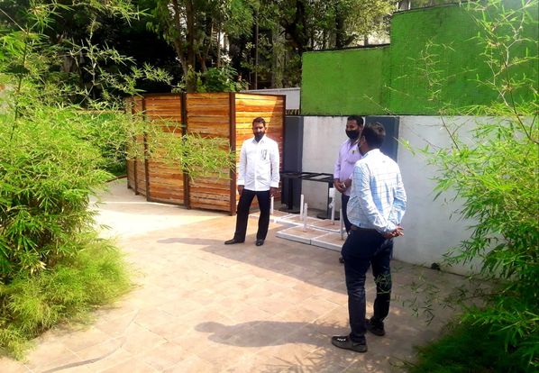 Inspected the ongoing work of Swami Vivekananda Library, Study & Art Centre which is opening soon at New M.H.B Colony, Ward no.16, Borivali (W.) along with BJP Padadhikaris & Karyakartas!