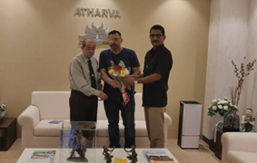 The Living Legend CRPF Commandant Chetan Cheetah, Kirti Chakra awardee visit 