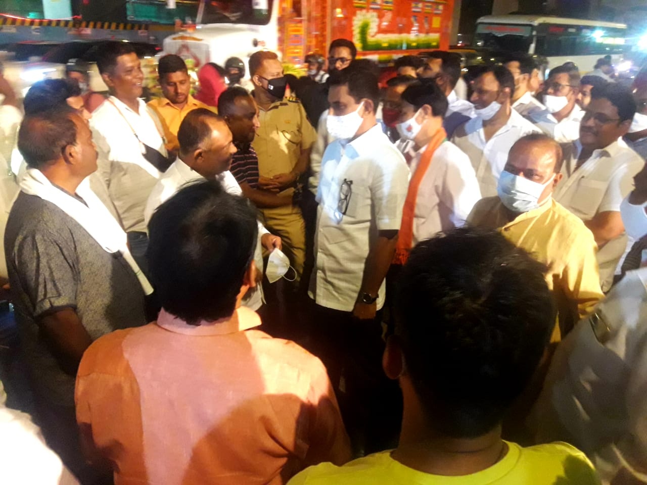 Attended the Welcome Ceremony program organised for BJP National President Hon. Shri. Jagat Prakash Naddaji