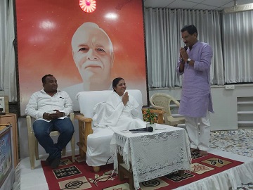 Shri. Sunil Rane visited Brahmakumariji Meditation Centre at Gorai.