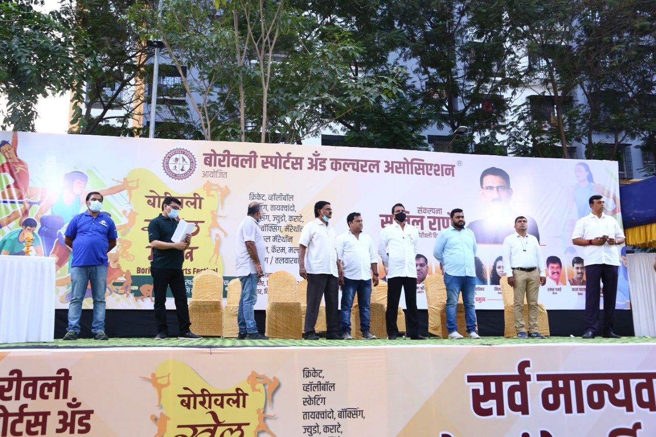 Attended the Day 2 of the Borivali Sports Festival 2021 organised by Borivali Sports and Cultural Association where participants are currently competing in Taekwondo, Boxing, Judo, Karate, Wushu, Fencing/Swordsmanship competitions.  Wishing all the conten