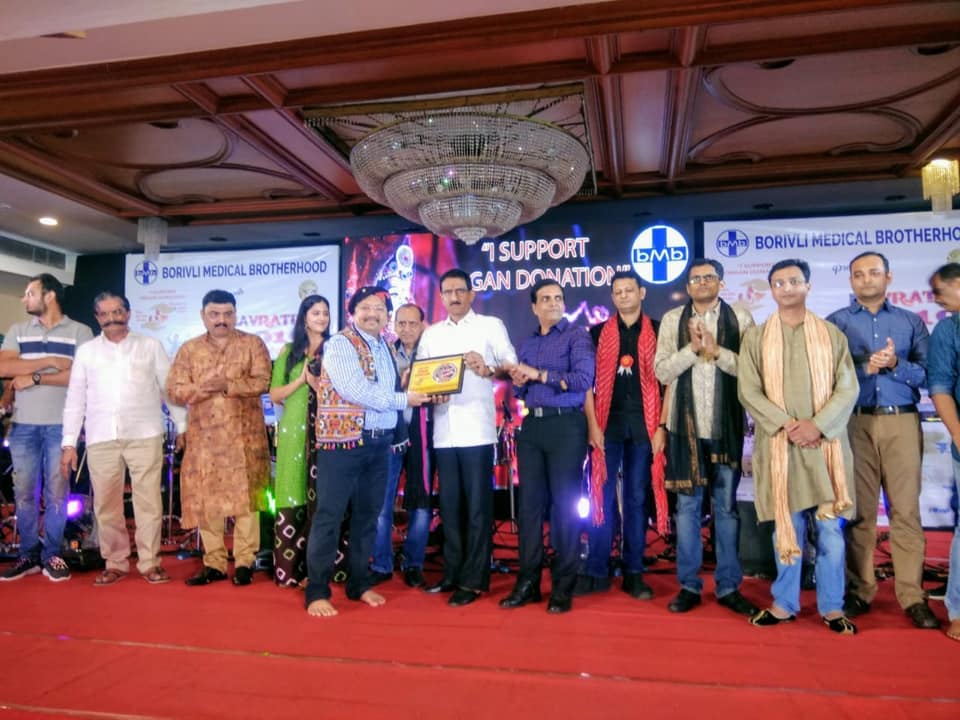 Shri. Sunil Rane attended the Borivali Medical Brotherhood Navratri Festivities