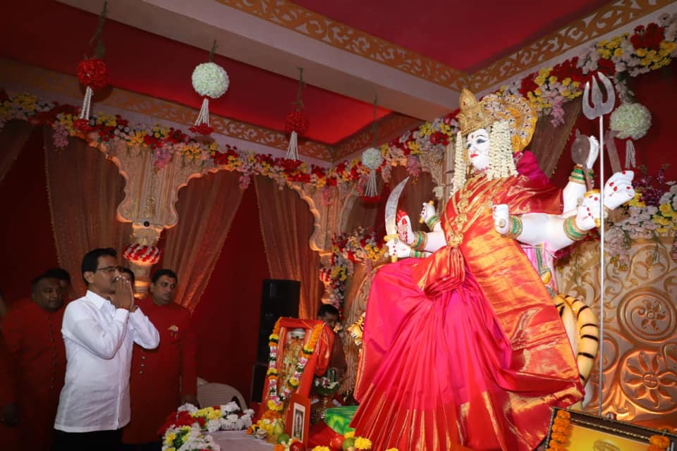Shri. Sunil Rane attended the 'Navratri utsav with Falguni Pathak'