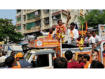 Shri. Sunil Rane attended election rally at Gorai-2,Borivali(W).