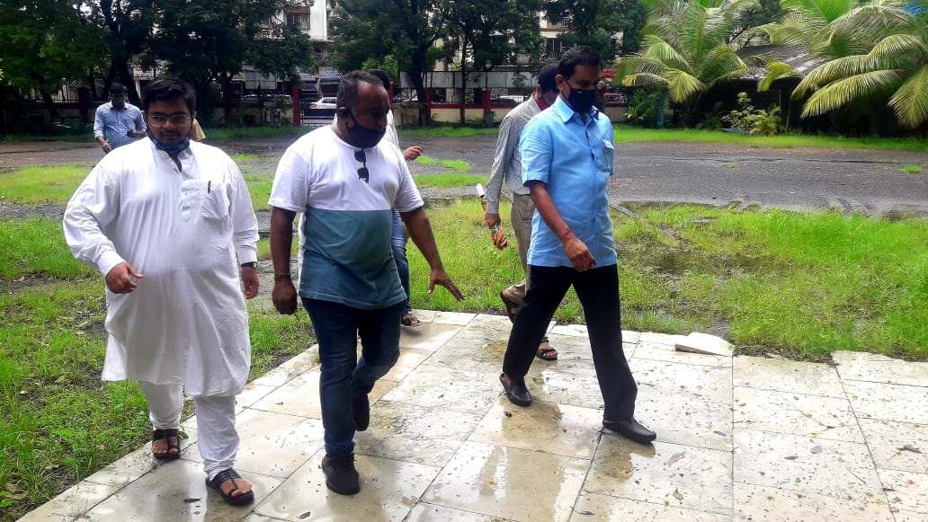 Inspected the surrounding of Brihanmumbai Mahanagar Palika Occupied - Pragati School where the trees are matured with multiple branches overgrown that can harm the houses and school in future as per the research.  Brihanmumbai Municipal Corporation Tree P