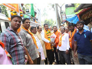 Shri. Sunil Rane attended election rally.