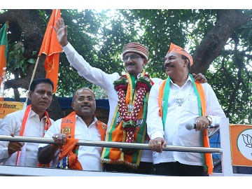 Shri. Sunil Rane attended election rally on 15/10/2019.