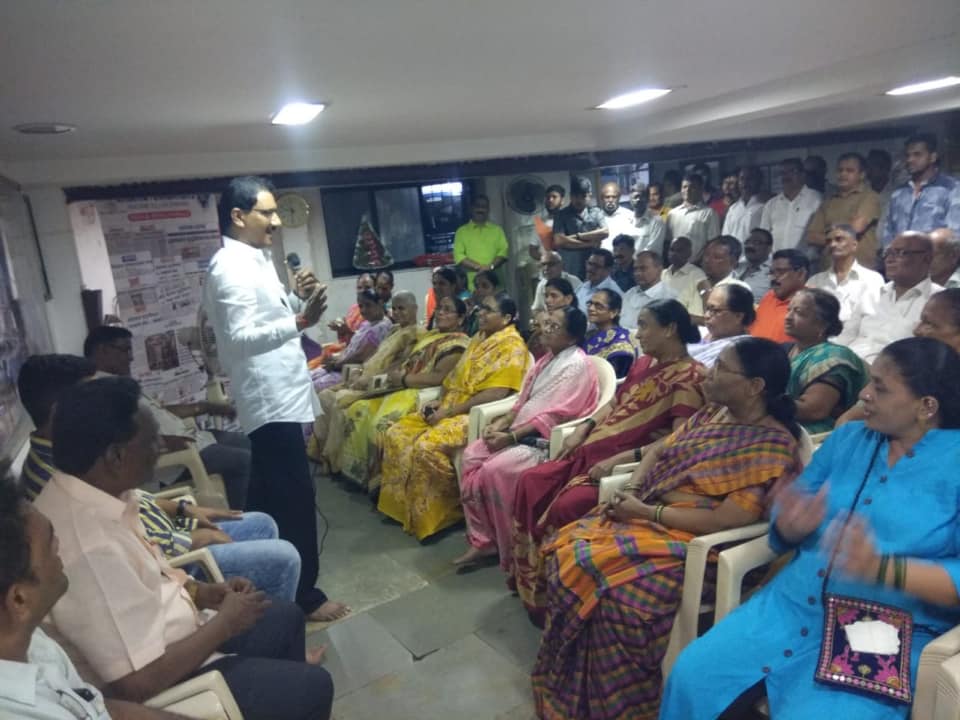 Shri. Sunil Rane had a meeting with the residents of BDD Chawl to discuss the progress done and expedite the redevelopment.