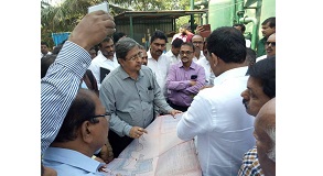 Shri. Sunil Rane visited Charkop sector 8 again this morning to take an update of the foul smell caused by the Sewage Treatment Plant.