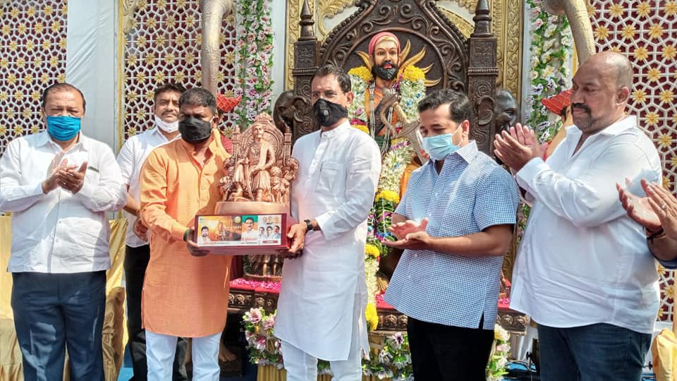 Attended Satyanarayan Puja organised on the occasion of Shiv Jayanti by Borivali Vidhansabha Vice President Shri Mugil Ganpati. Free Cataract Eye Checkup was also done today. MLA Nitesh Rane, Corporator Mr Pravin Shah were also present.