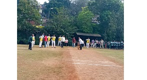 Shri. Sunil Rane Celebrating the spirit of sports! Attended a cricket tournament organized by 