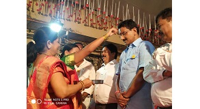 Shri. Sunil Rane attended Satyanarayan Mahapuja organized by the Omkar Mitra Mandal in Gorai division of Borivali assembly and interacted with the attendees.