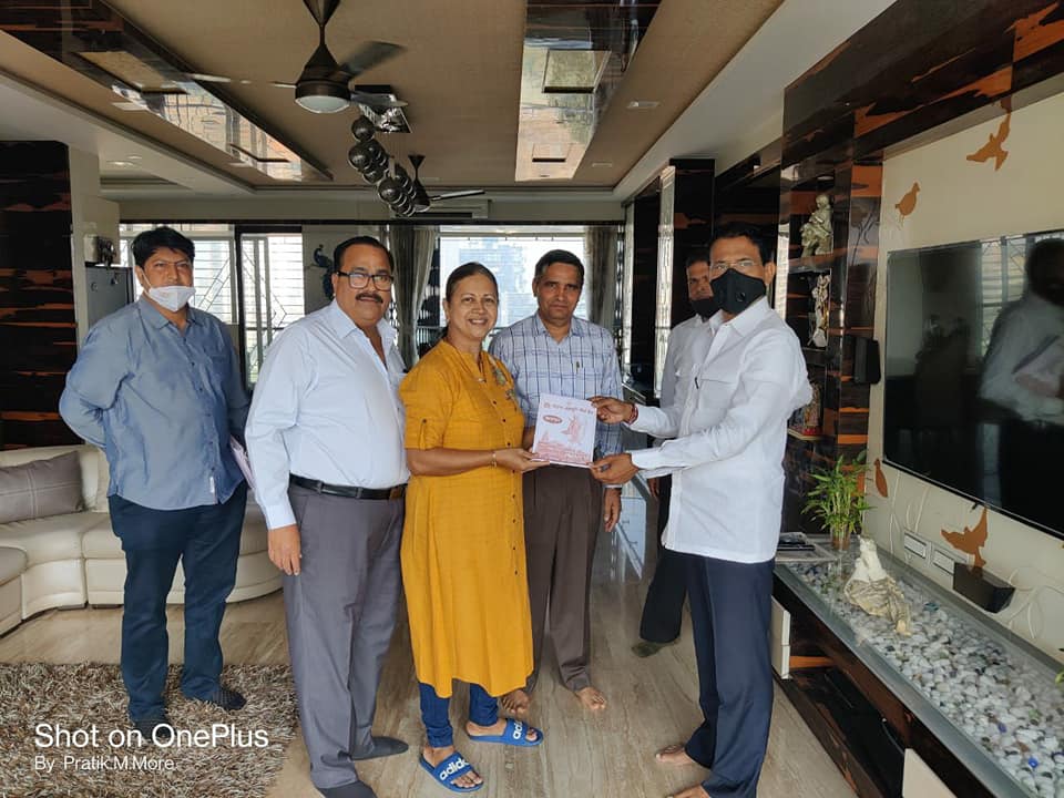An appeal was made to the residents of in Shahapurkar, Borivali East to raise funds for the construction of Shri Ram Mandir.