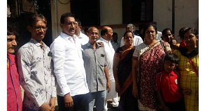 Shri. Sunil Rane performed the Bhoomi Poojan of Dattapada Mahanagar Palika School located in Borivali, Ward No. 13 with Corporator Vidyarthi Singh Ji.