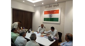 MP Shri Gopal Shetty Ji visited the BJP Borivali office, to discuss the measures to be taken for the development of Borivali. While at the office, gifted him a book based on the life of Late Hon' Swatantrya Veer Vinayak Damodar Savarkar.