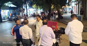 Shri Sunil Rane took a late-night stroll at Chandavarkar Road in the Borivali Vidhansabha, to ensure citizen safety.