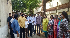 Visited Gopal Krishna building and Chowgule Wadi, cartner no.2 in Borivali East and discussed  regarding the deemed conveyance application with citizens.