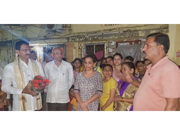 Shri. Sunil Rane visited Sector 03 in Ward No.18 at Charkop and interacted with the citizens.