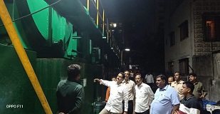 Shri Sunil Rane visited Charkop sector 8 & 9, in Kandivali, to take an update of the Sewage Treatment Plant.
