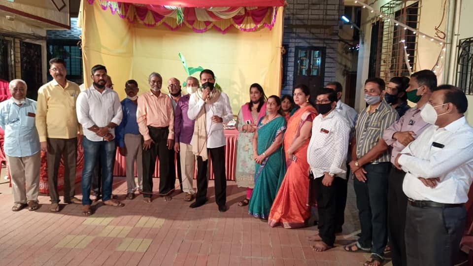 Attended Satyanarayan Pooja & sought blessings at Samadhan Sahkari Grihnirman Sanstha, Alishan Sahakari Grihanirman Sanstha, Susmriti Sahakari Grihanirman Sanstha in sector 5 of ward no 18, Charkop.