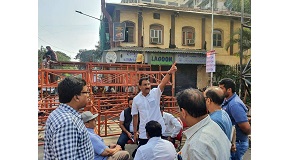 Shri. Sunil Rane preparations for the CAASupportMarch at the August Kranti Maidan with BJP Mumbai President Shri Mangal Prabhat Lodha Ji to show solidarity with the Central government.