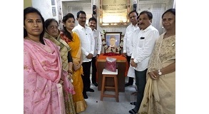 Shri Sunil Rane paid tributes to the great Freedom Fighter, Late Hon' Swatantrya Veer Savarkar on the event of his Death Anniversary, at the Vidhan Bhavan.