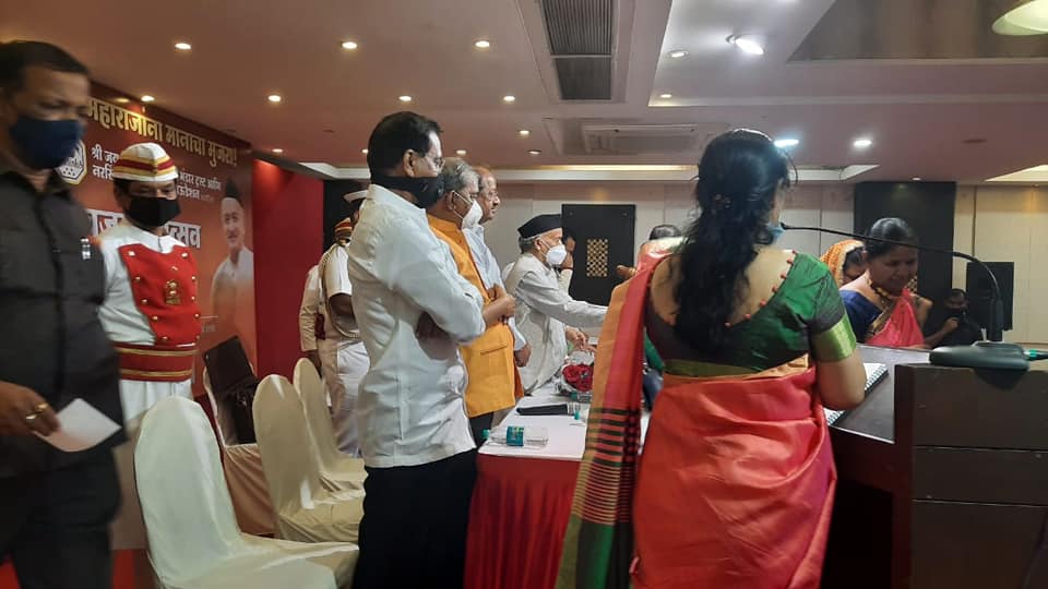 Attended Chhatrapati Shivaji Maharaj Jayanti program at Kamla Vihar Sports club organized by Shri Jai Jalaram Ram Roti Bhandar Trust & Narsinh Swarajya Rakshak Foundation. Hon'ble Governor of Maharashtra, Shri Bhagatsingh Koshyari ji, MP Shri Gopal Shetty