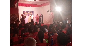 Shri. Sunil Rane attended the Satyanarayan Mahapuja organized by Sai Tower CHS at Borivali and interacted with the residents there.