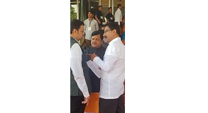 Shri Sunil Rane was currently at the Vidhanbhavan with the Vidhansabha Speaker Hon' Shri Nana Patole Ji, Leader of Opposition, Hon' Shri Devendra Ji Fadnavis, and other officials of the state.
