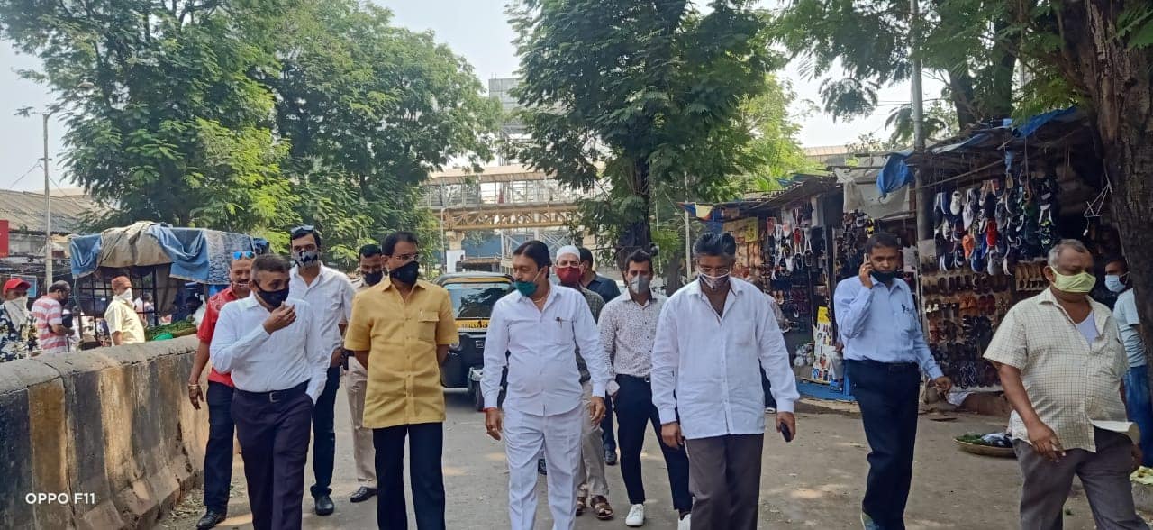 Visited and inspected the fruit & vegetable market in Borivali West.