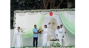 Shivani Didi was honored at a 